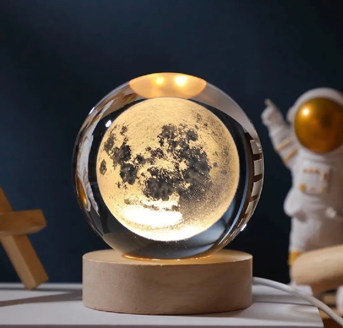 Moon Crystal Lamp