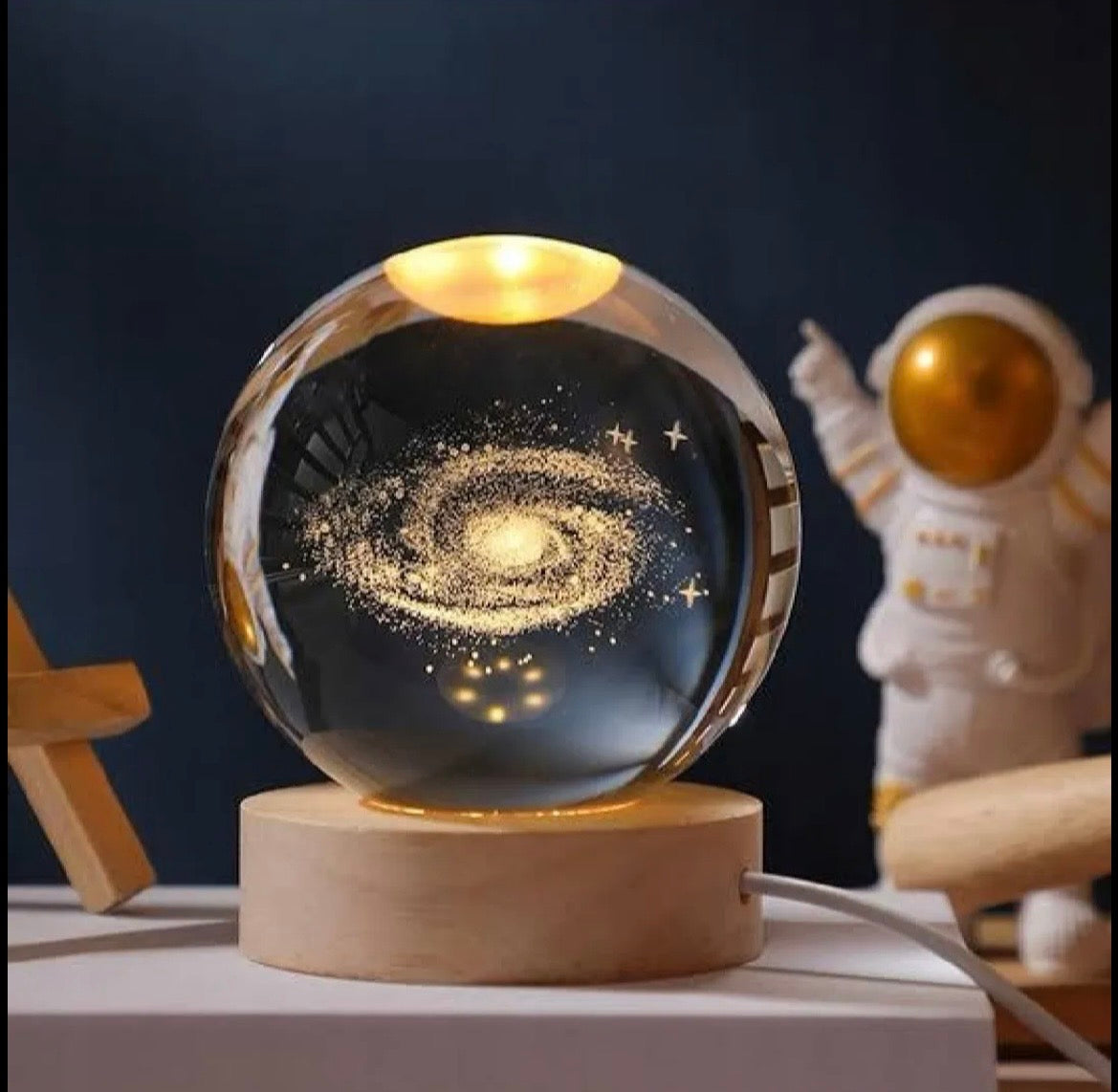 Galaxy Crystal Lamp