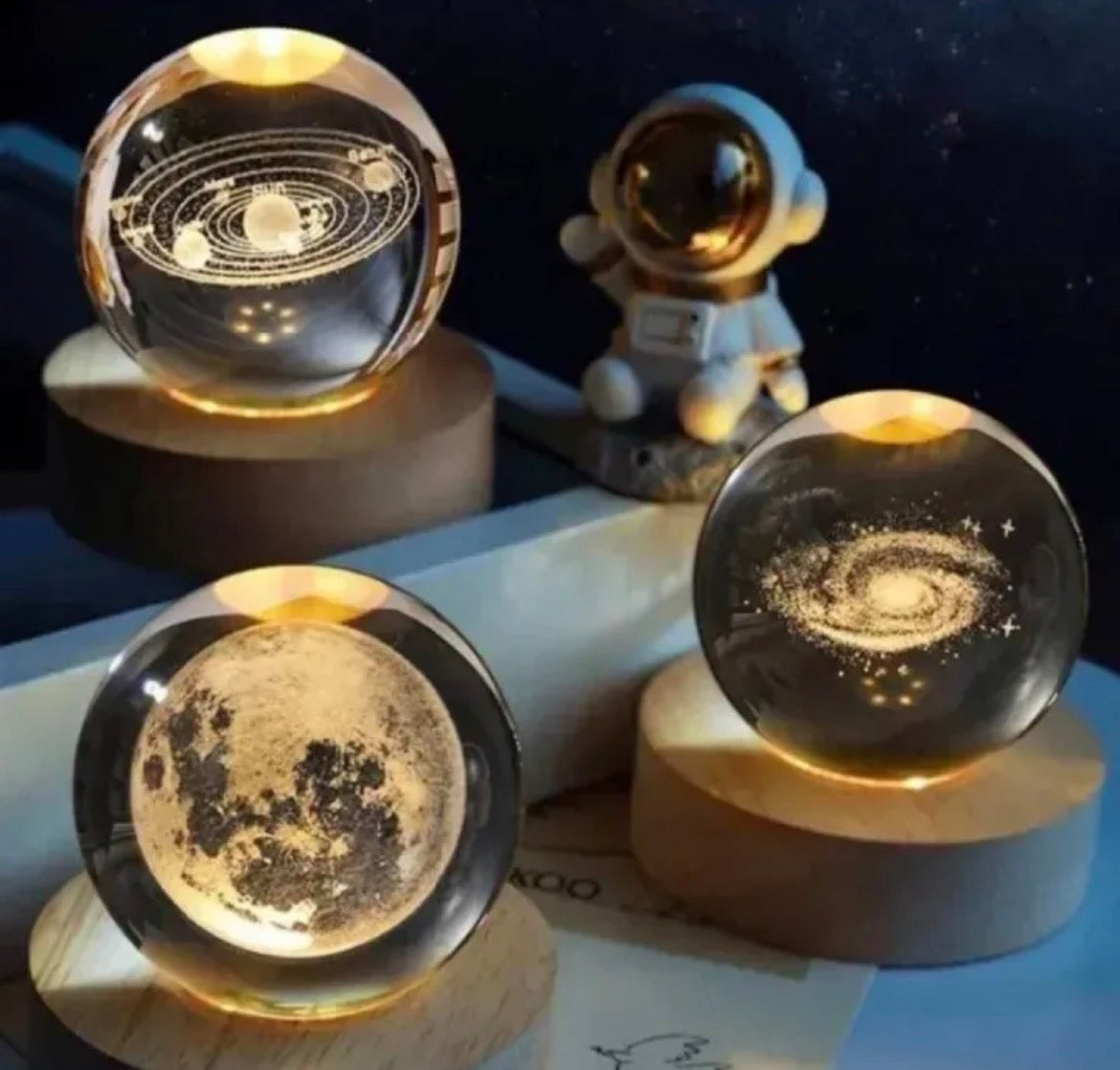 Moon Crystal Lamp