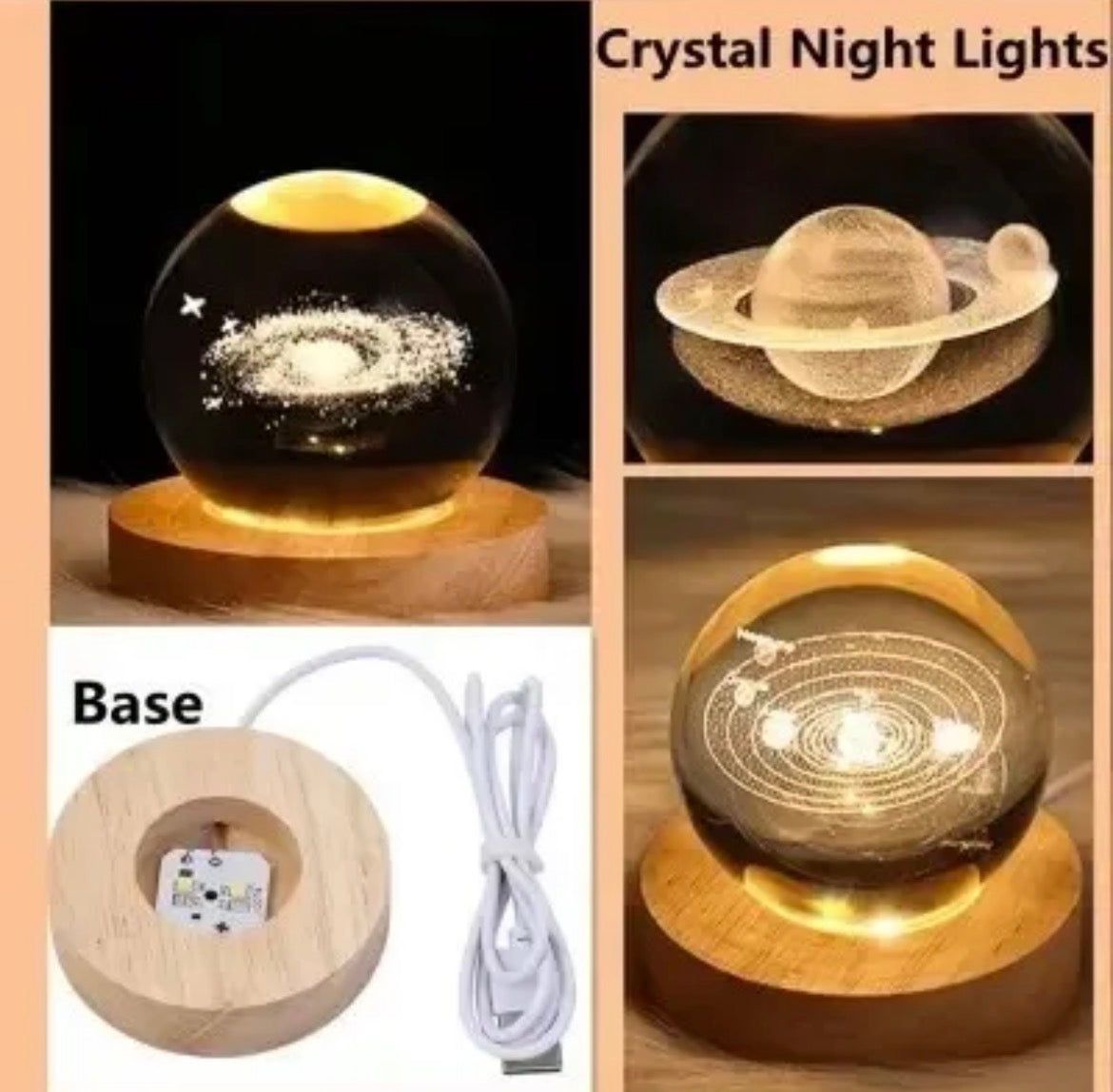 Galaxy Crystal Lamp