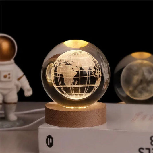 Globe Crystal Lamp
